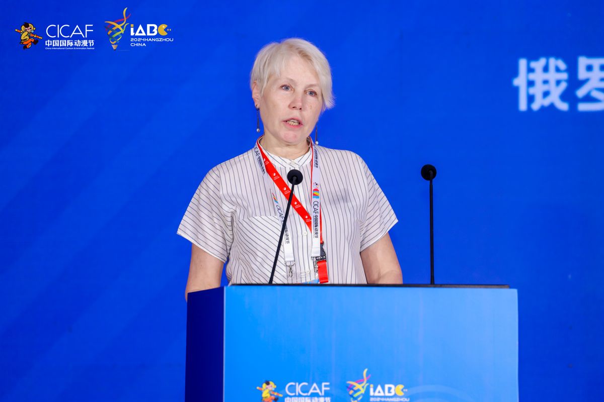 Irina Mastusova at iABC conference